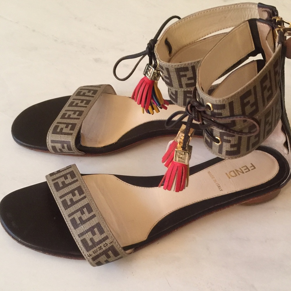 Fendi Zucchino Sandals